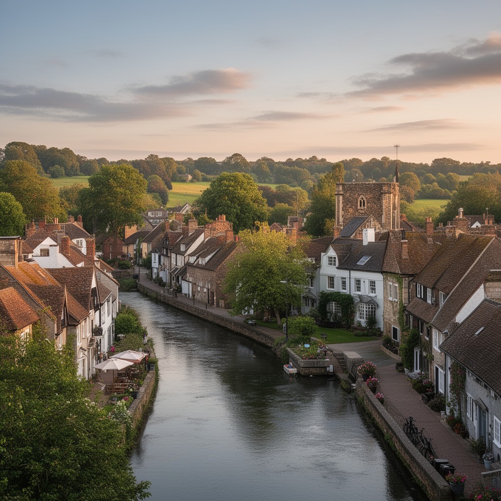 AI-generated illustration of Godalming