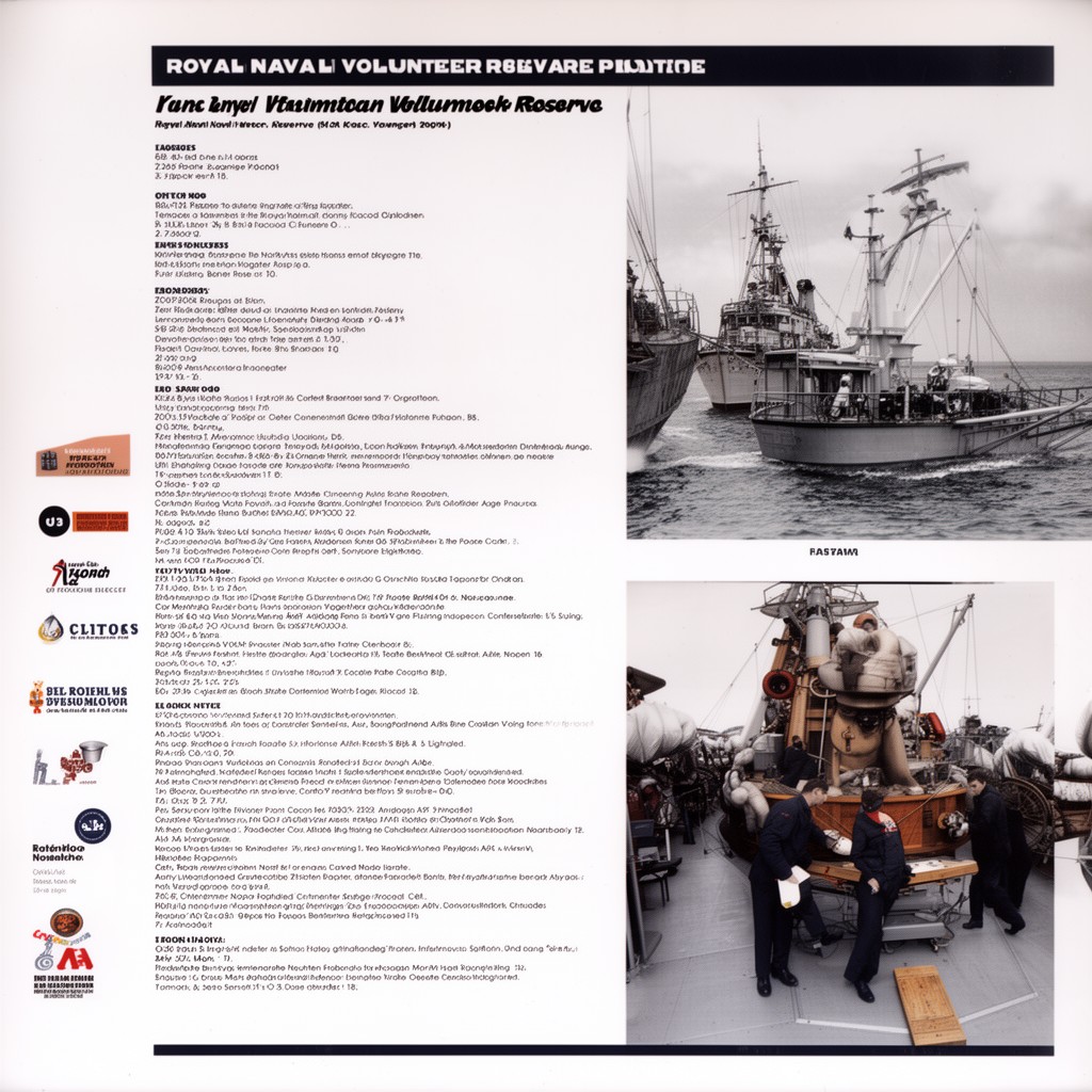 AI-generated illustration of Royal Naval Volunteer Reserve