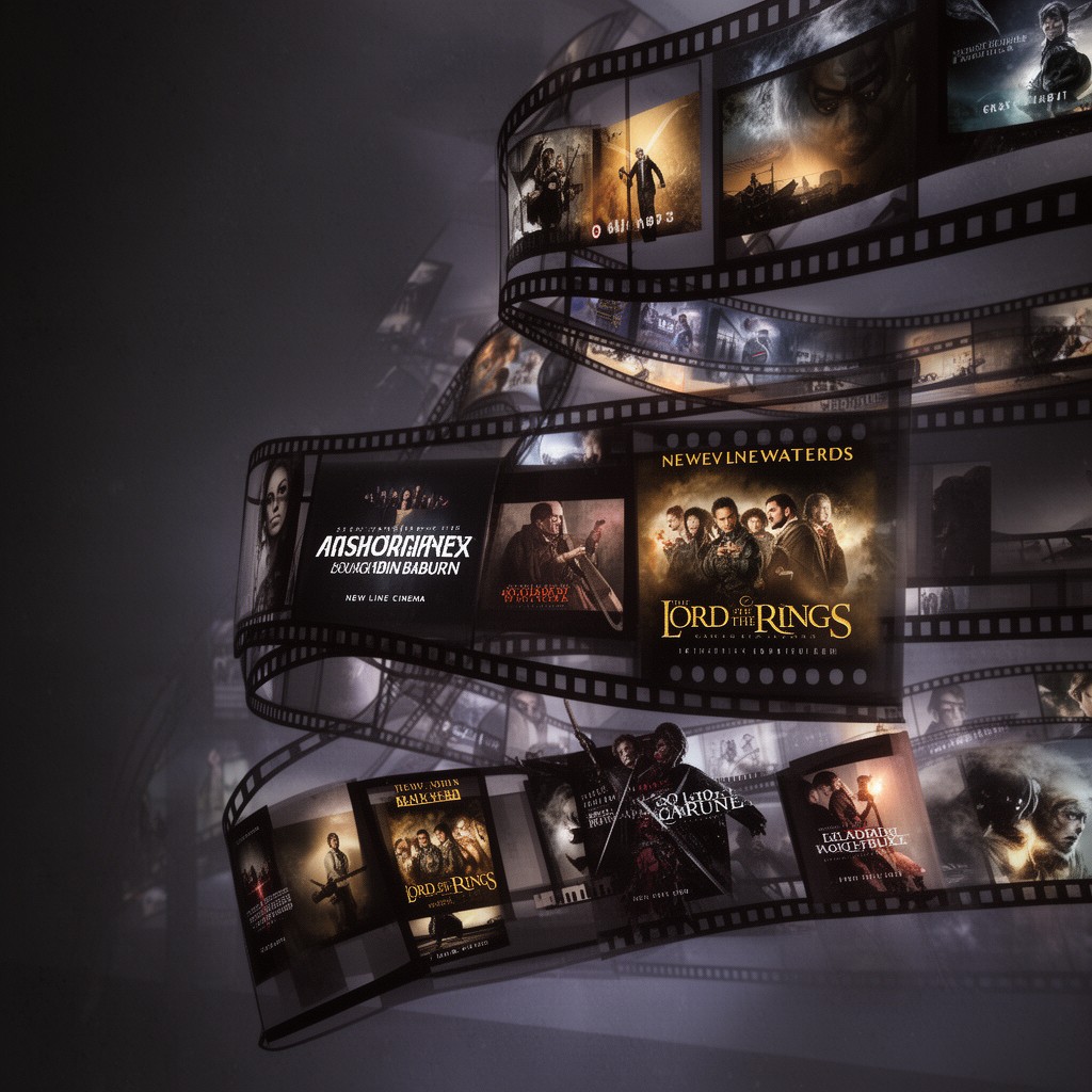 AI-generated illustration of New Line Cinema