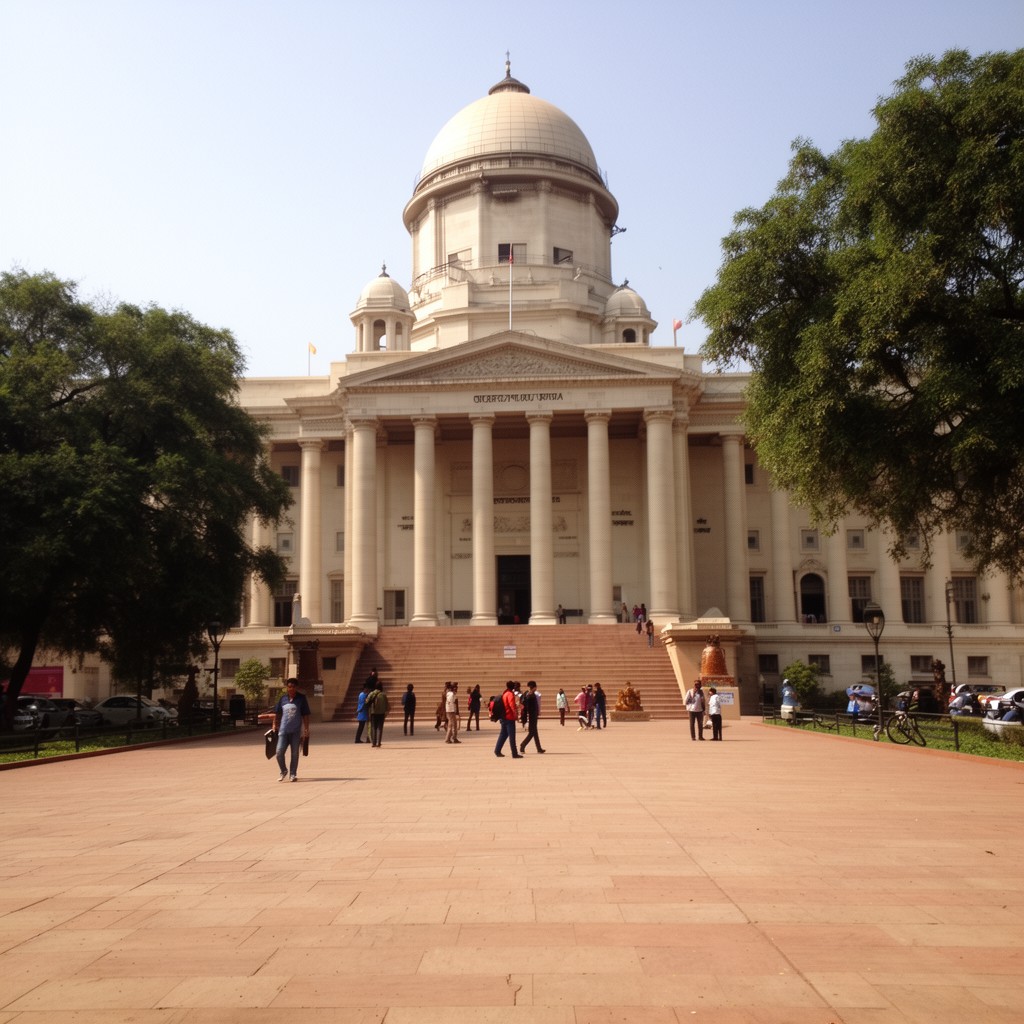 AI-generated illustration of Supreme Court of India