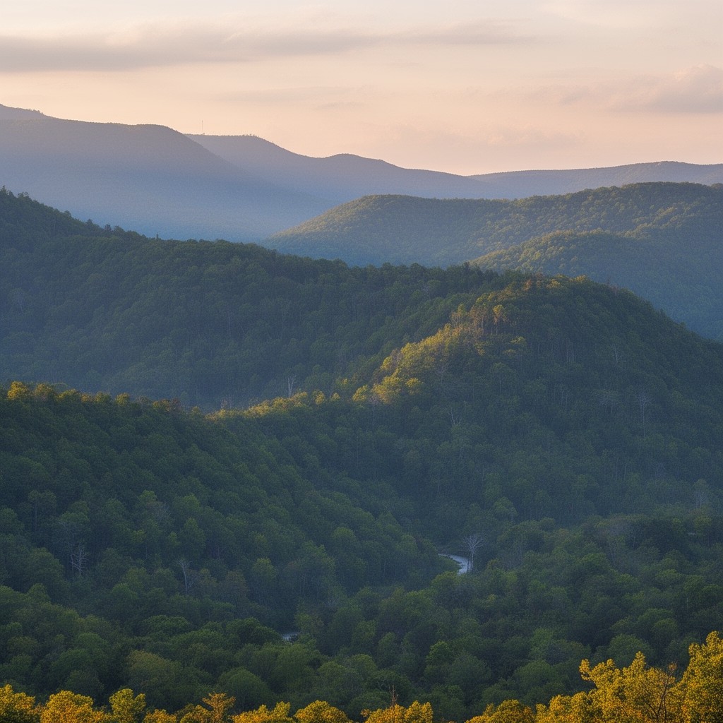 AI-generated illustration of West Virginia