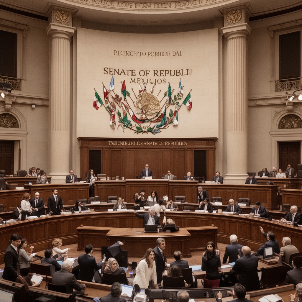 AI-generated illustration of Senate of the Republic