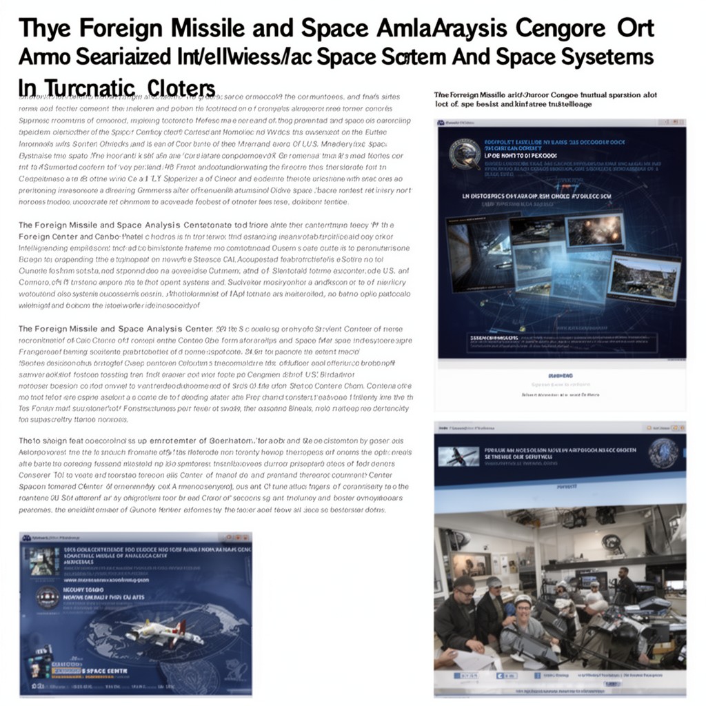 AI-generated illustration of Foreign Missile and Space Analysis Center