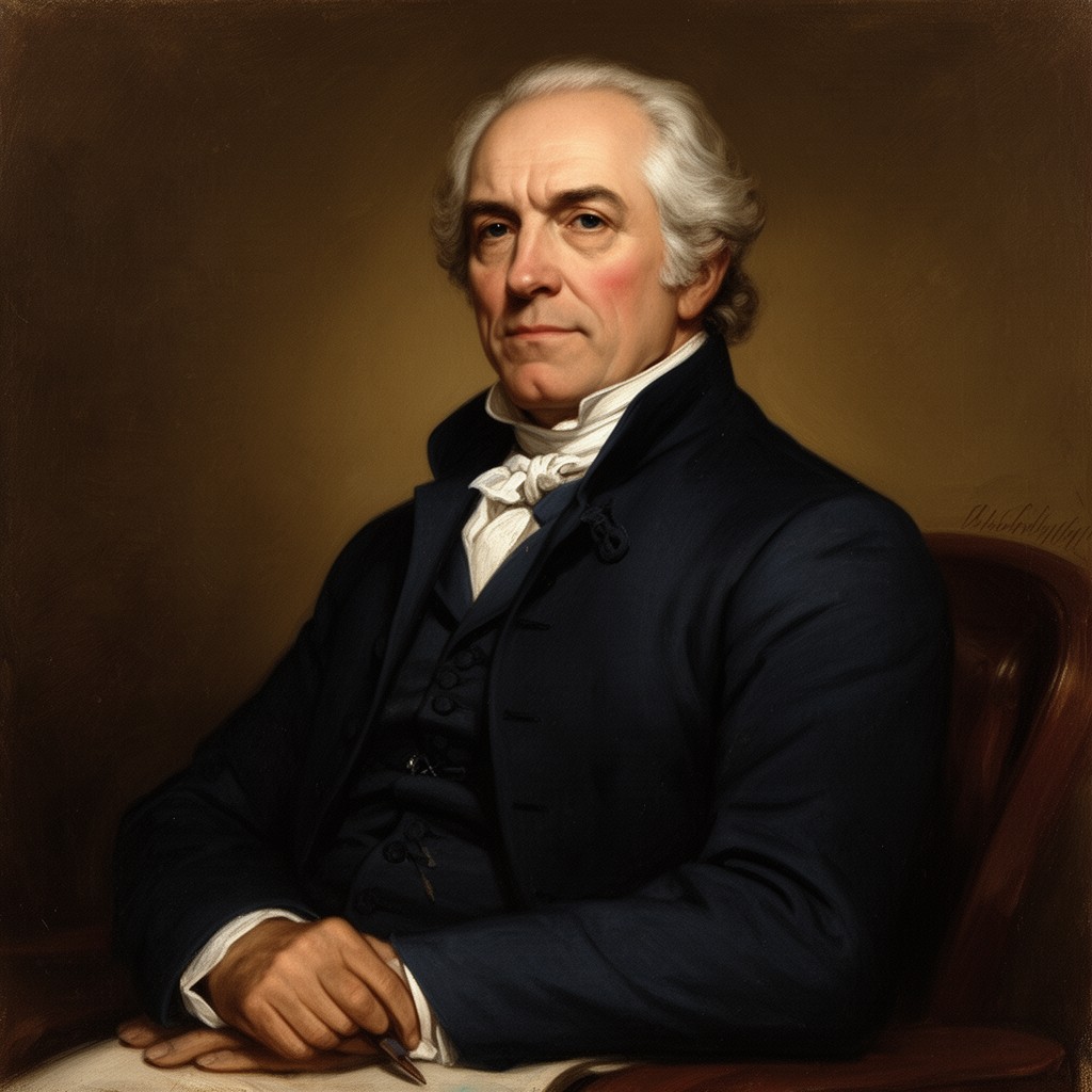 AI-generated illustration of Patrick Henry