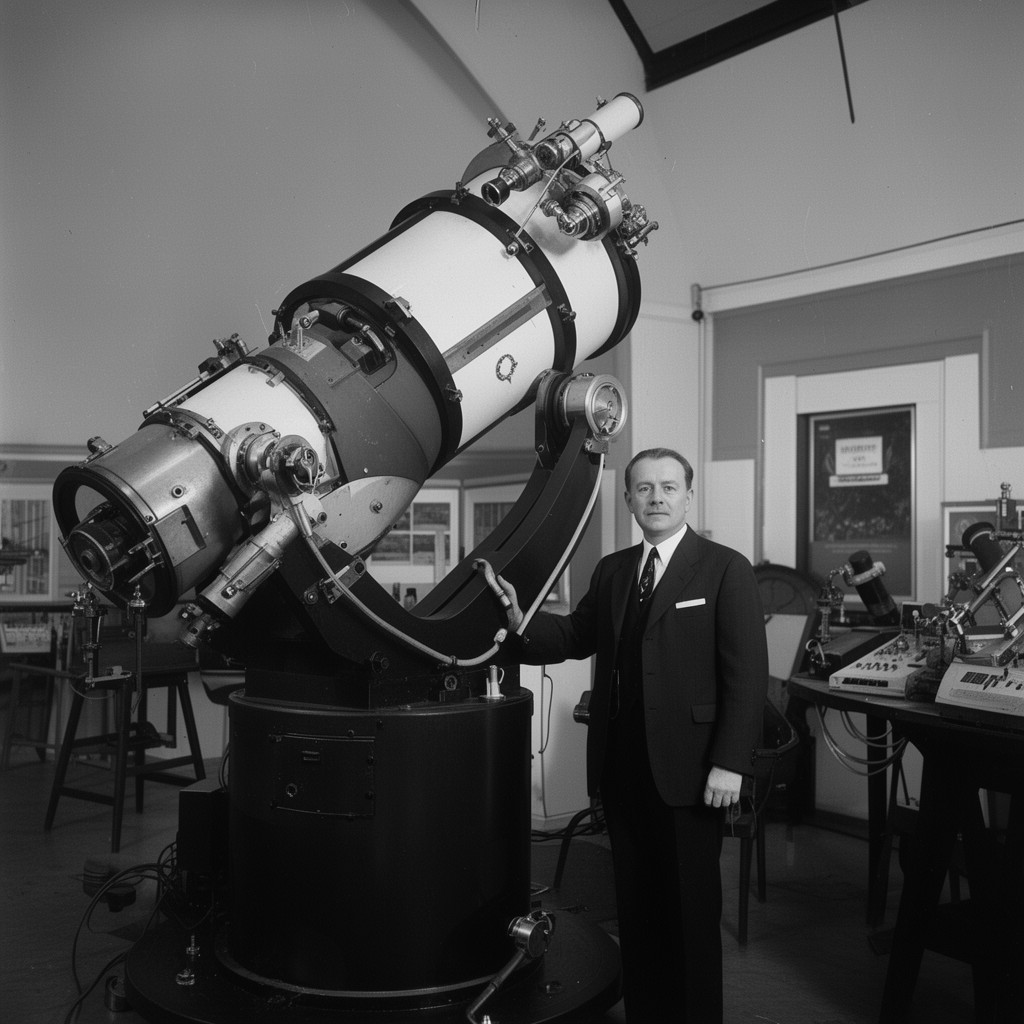 AI-generated illustration of George Ellery Hale