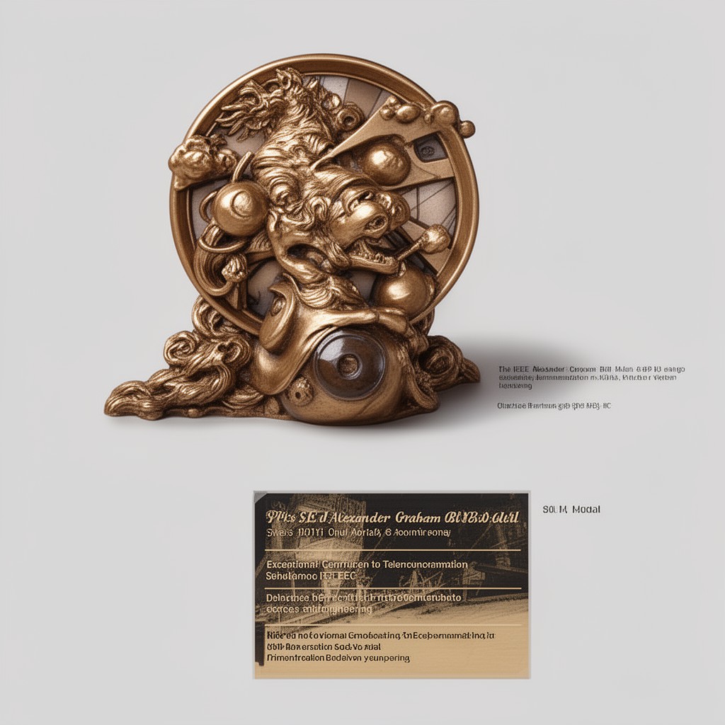 AI-generated illustration of IEEE Alexander Graham Bell Medal