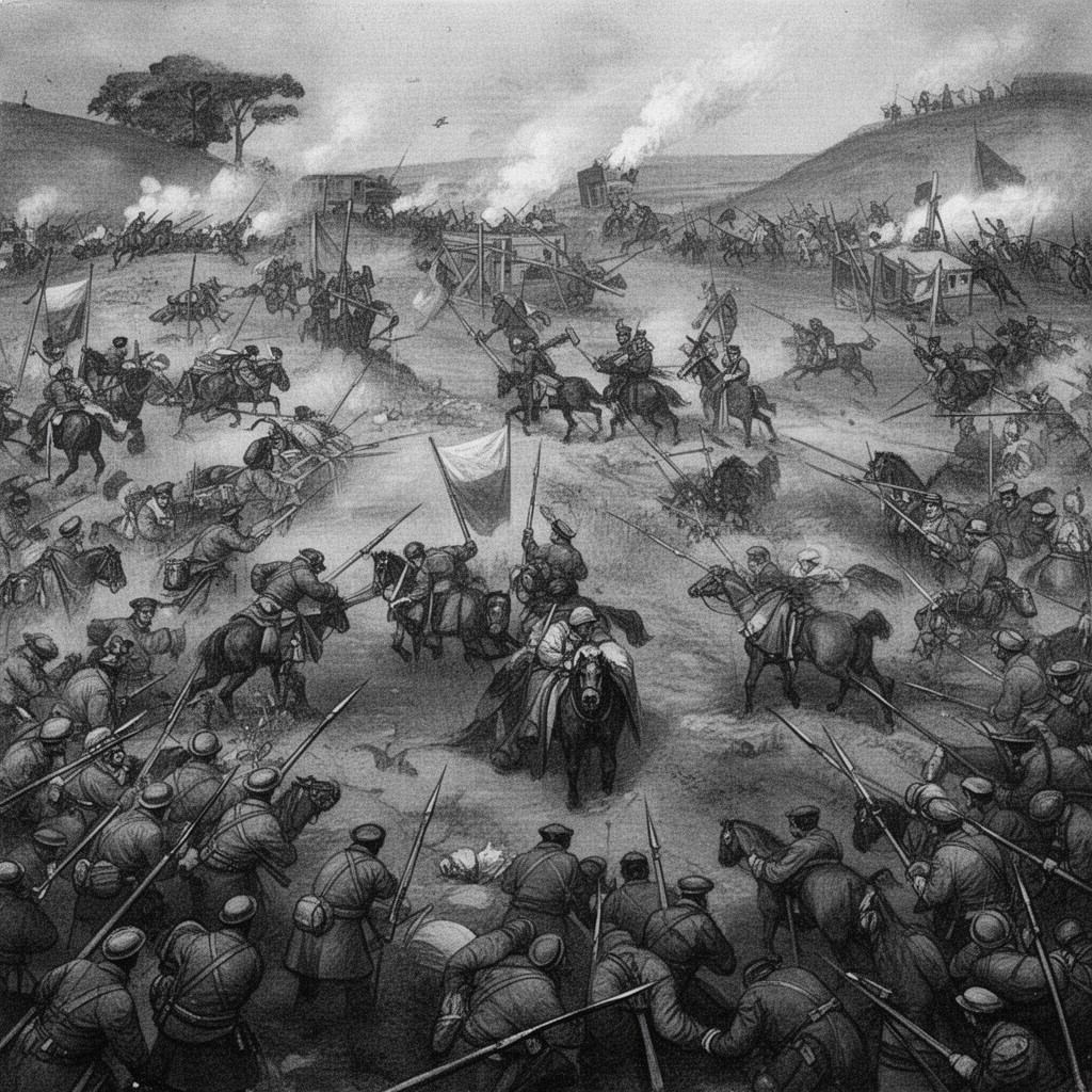AI-generated illustration of Battle of Zadwórze