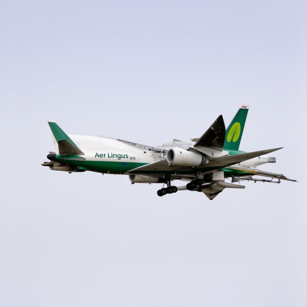 AI-generated illustration of Aer Lingus