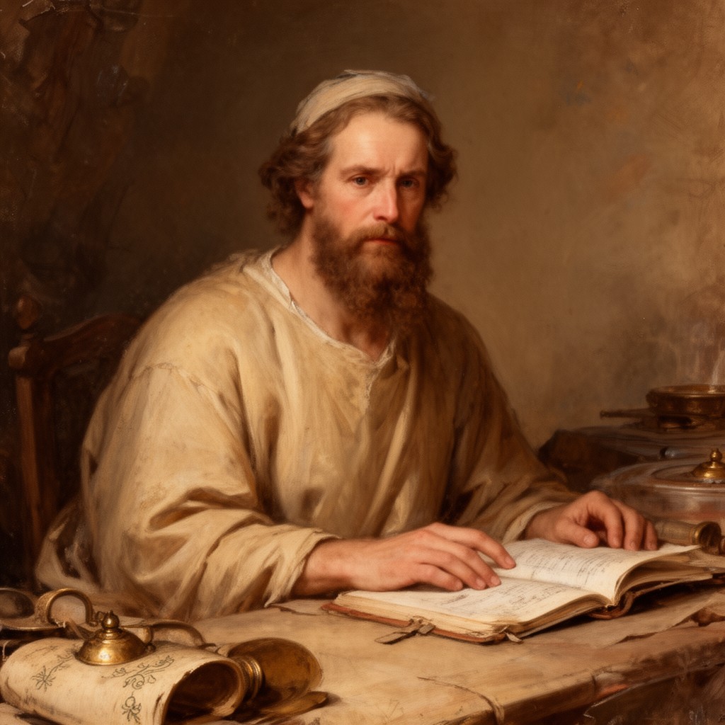 AI-generated illustration of Apostle Matthew