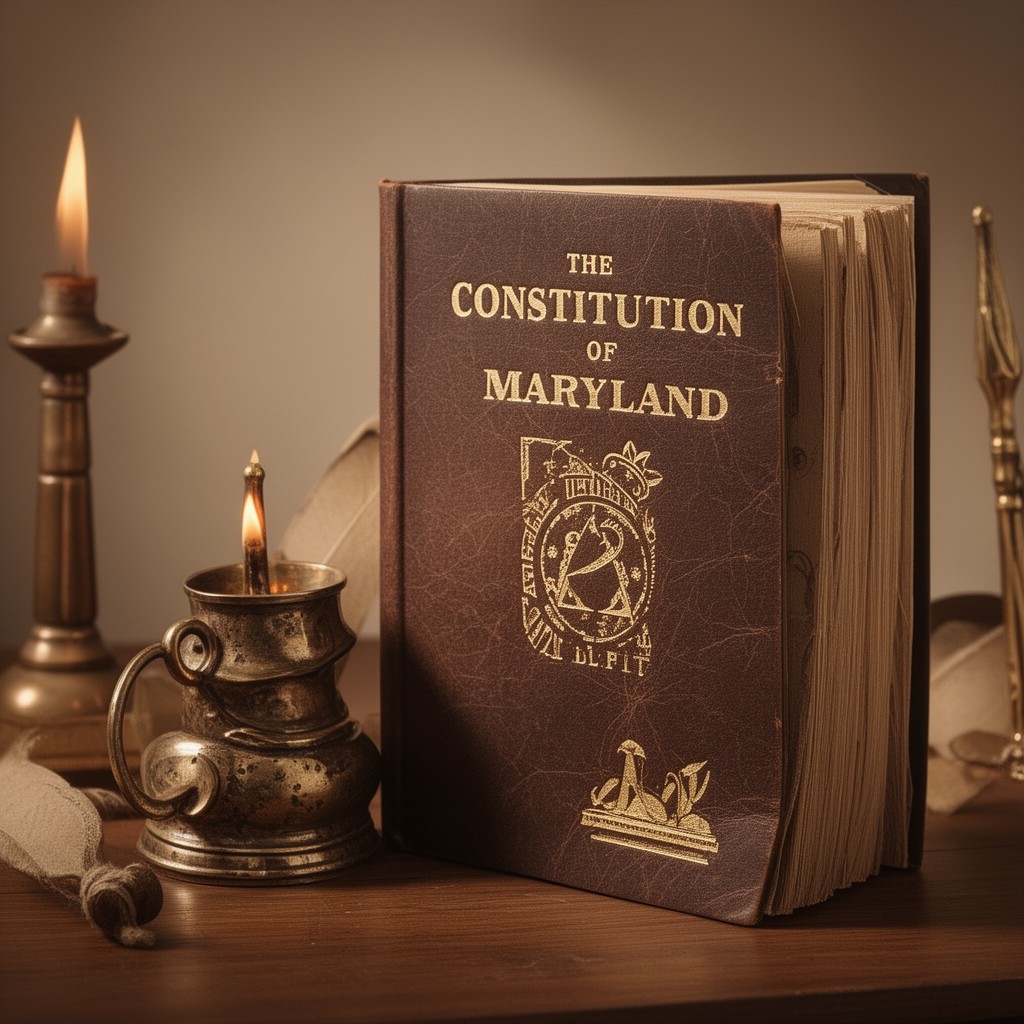 AI-generated illustration of Constitution of Maryland