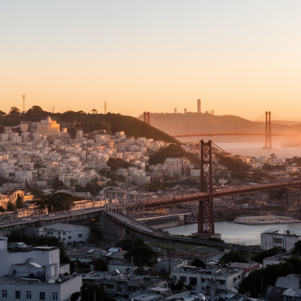 AI-generated illustration of San Francisco