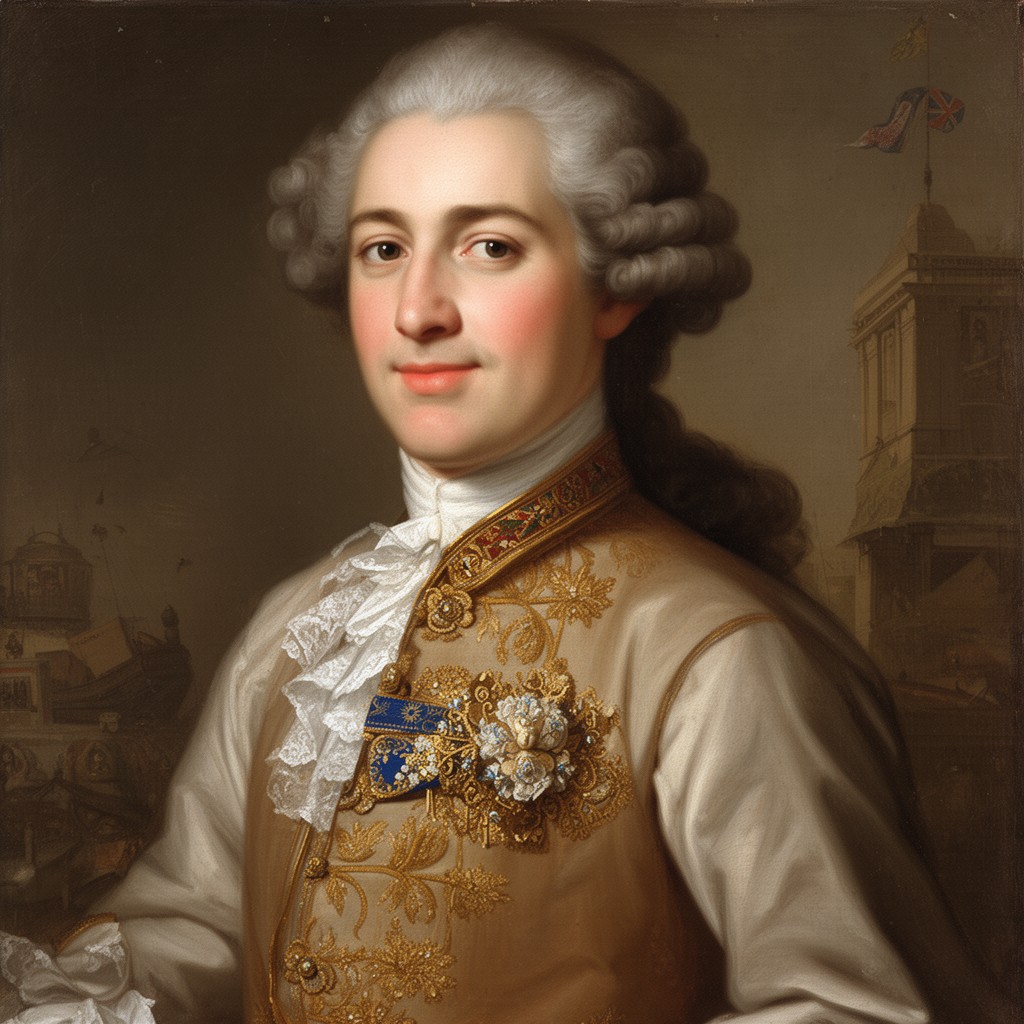 AI-generated illustration of Louis Alexandre, Count of Toulouse