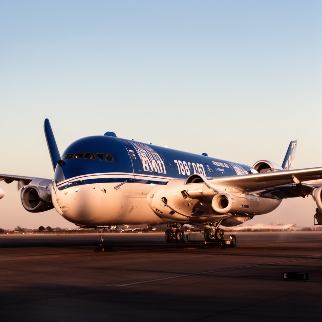 AI-generated illustration of Boeing 787 Dreamliner