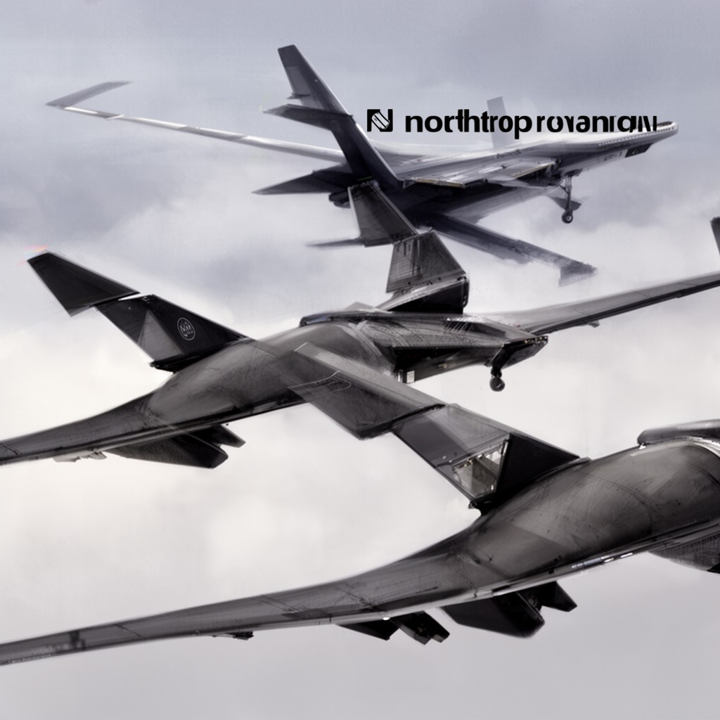 AI-generated illustration of Northrop Grumman