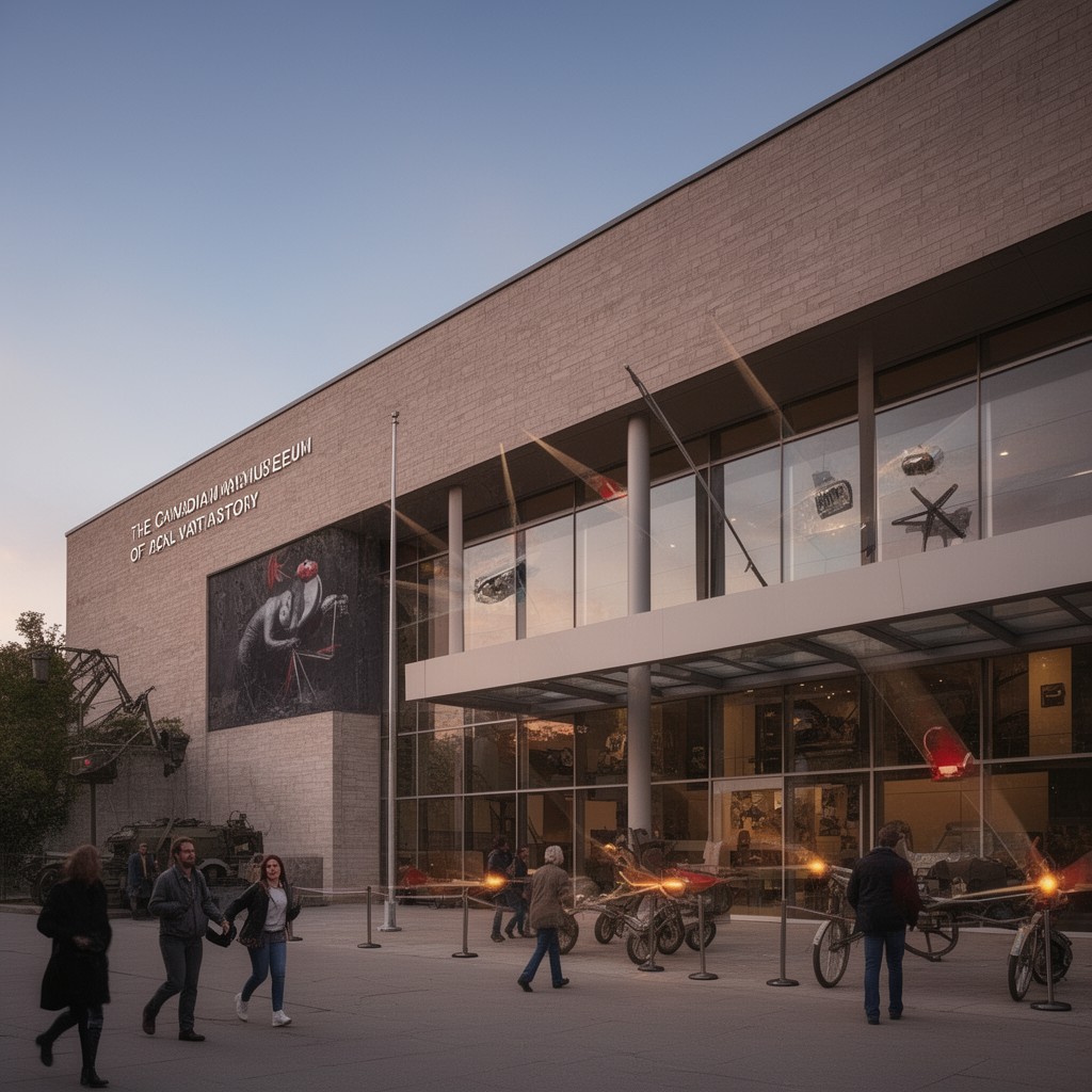 AI-generated illustration of Canadian War Museum