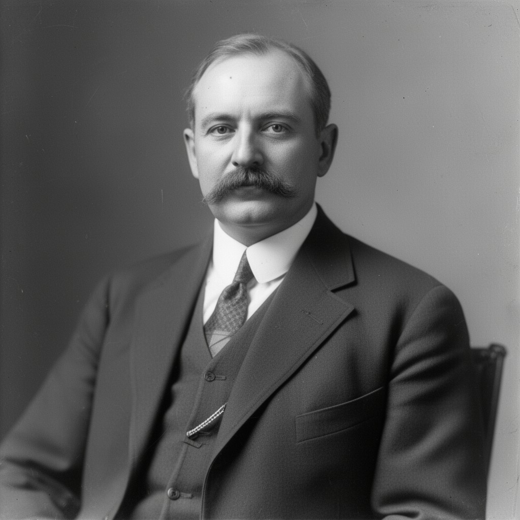 AI-generated illustration of Harry Augustus Garfield