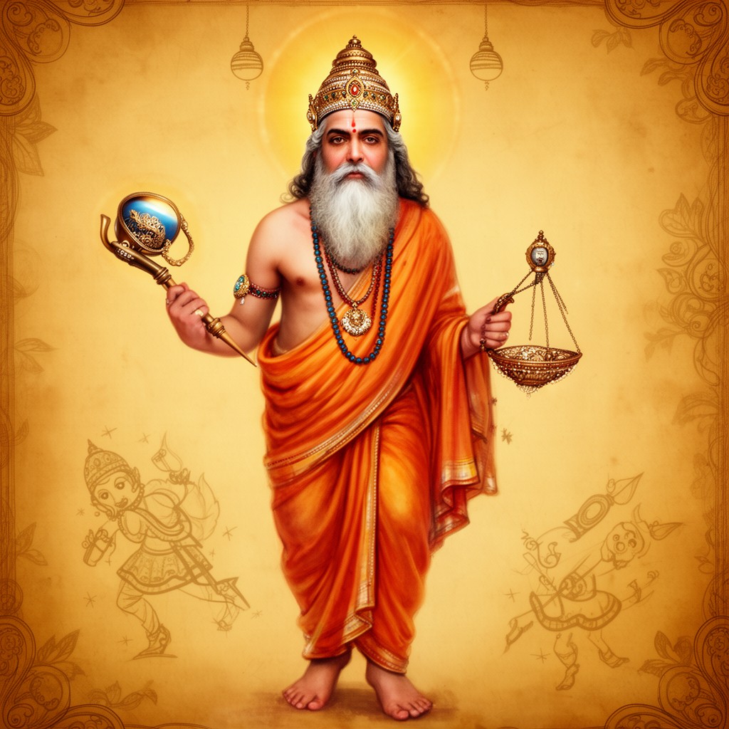 AI-generated illustration of Ramdas Swami