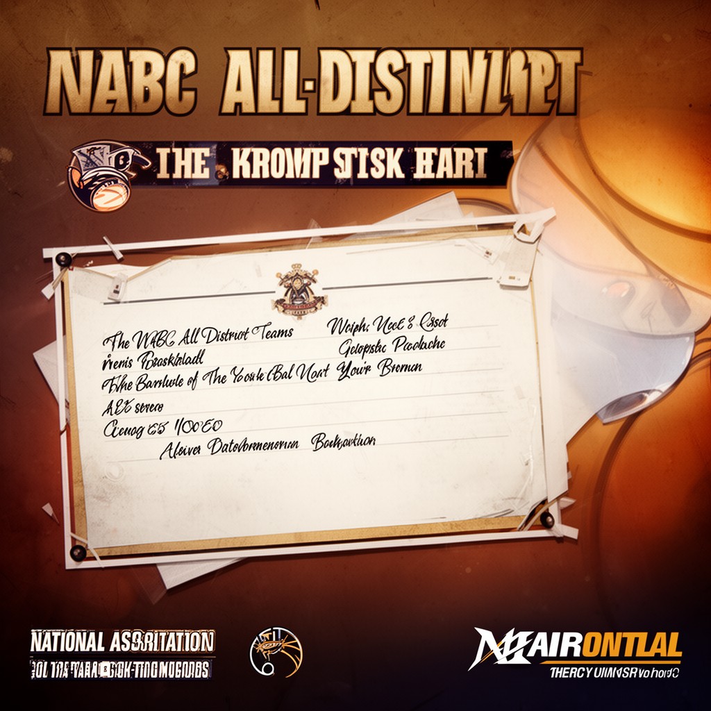 AI-generated illustration of NABC All-District Teams