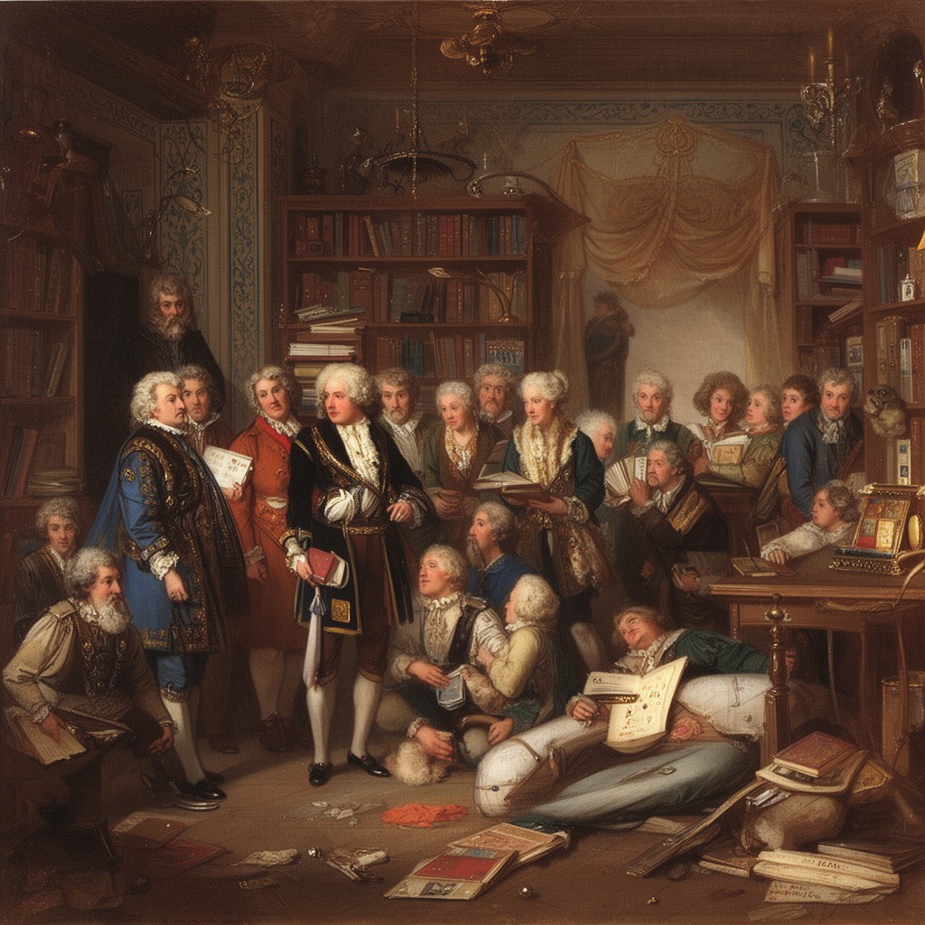 AI-generated illustration of Eleven Years' Tyranny