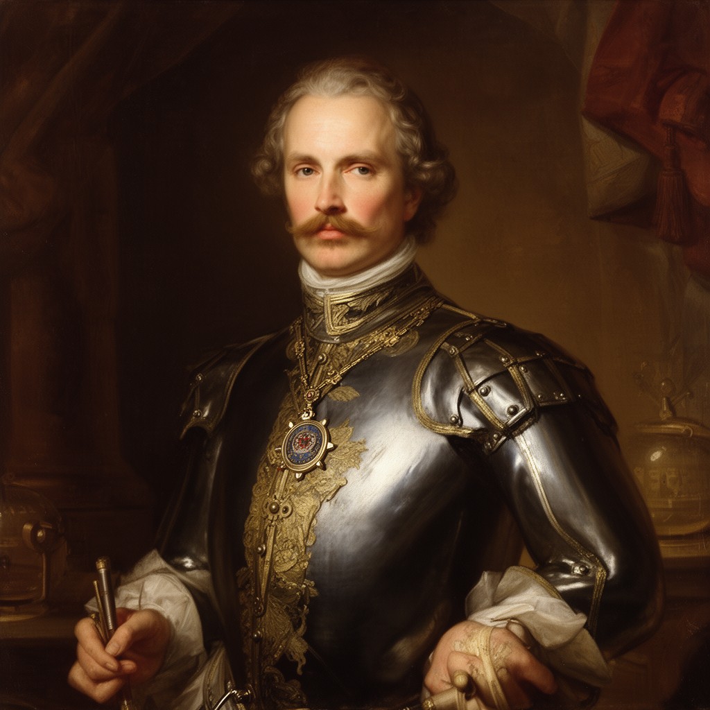 AI-generated illustration of George Monck