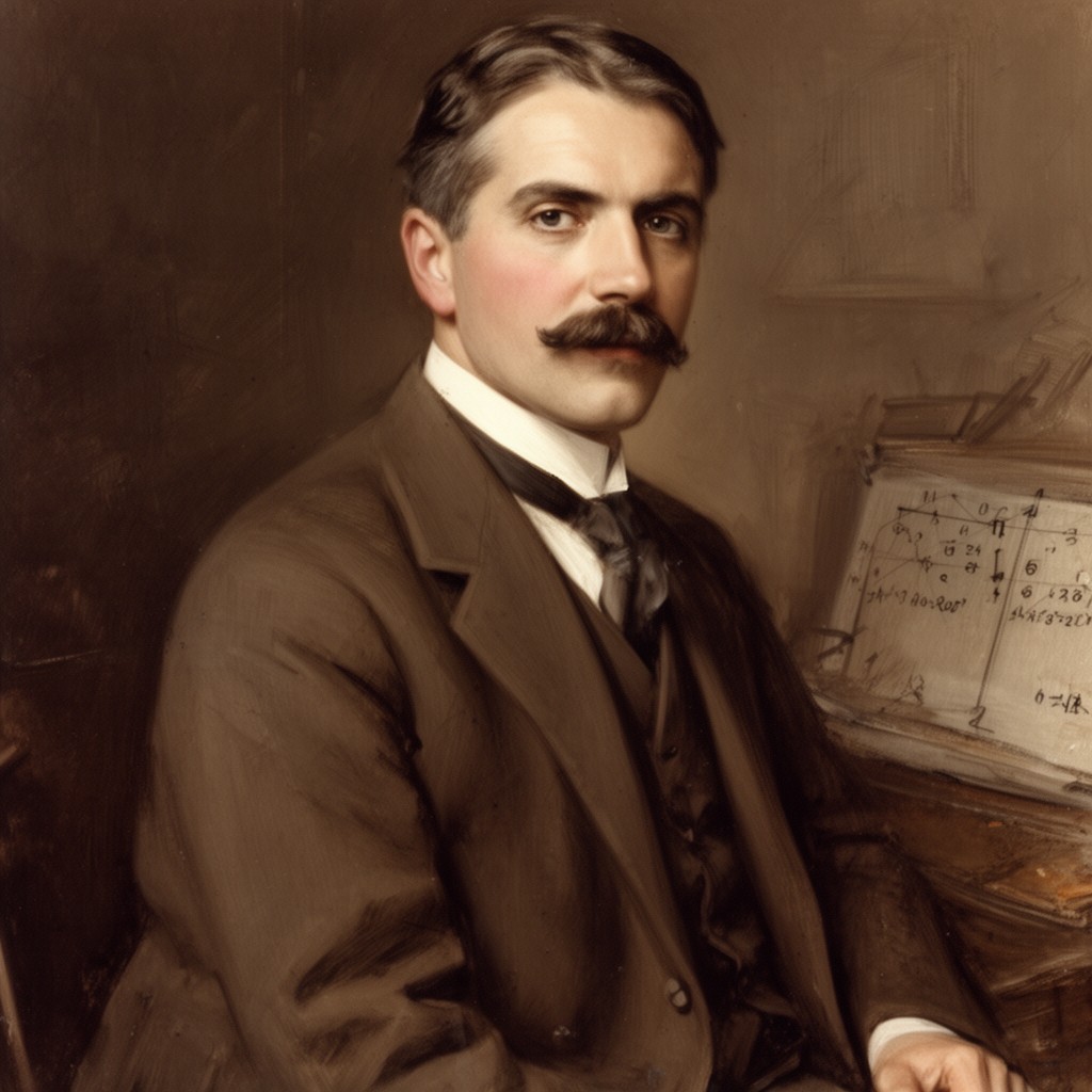 AI-generated illustration of Élie Cartan