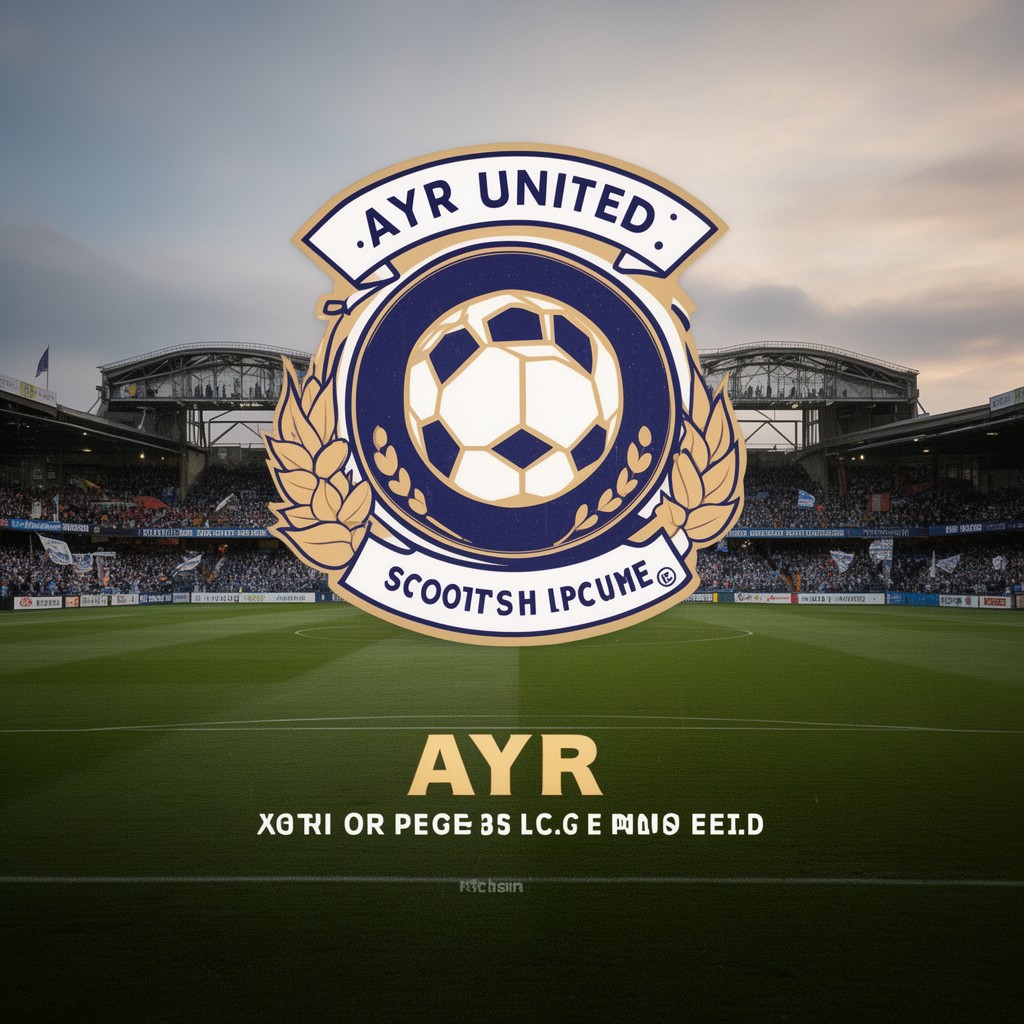 AI-generated illustration of Ayr United F.C.