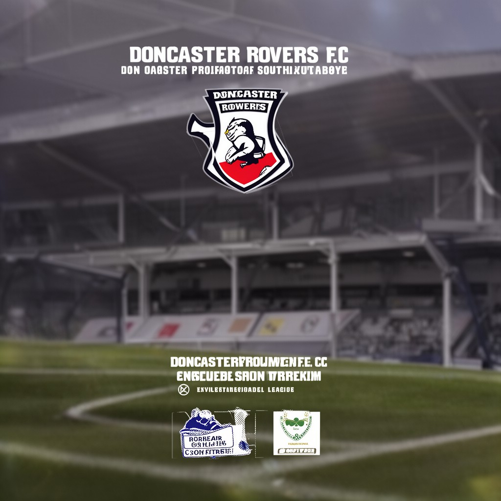 AI-generated illustration of Doncaster Rovers F.C.