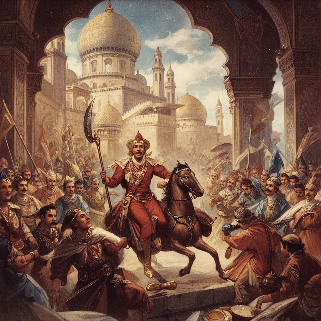 AI-generated illustration of The Thief of Bagdad