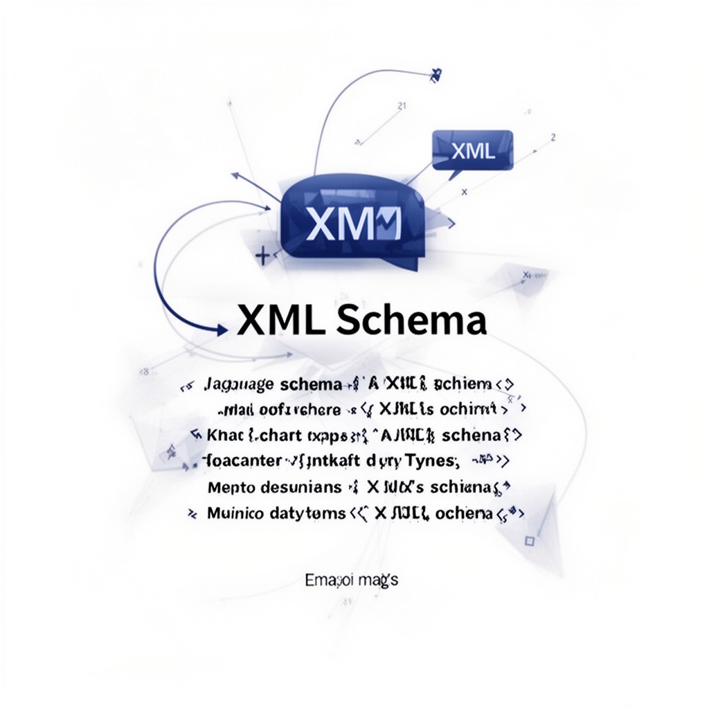 AI-generated illustration of XML Schema