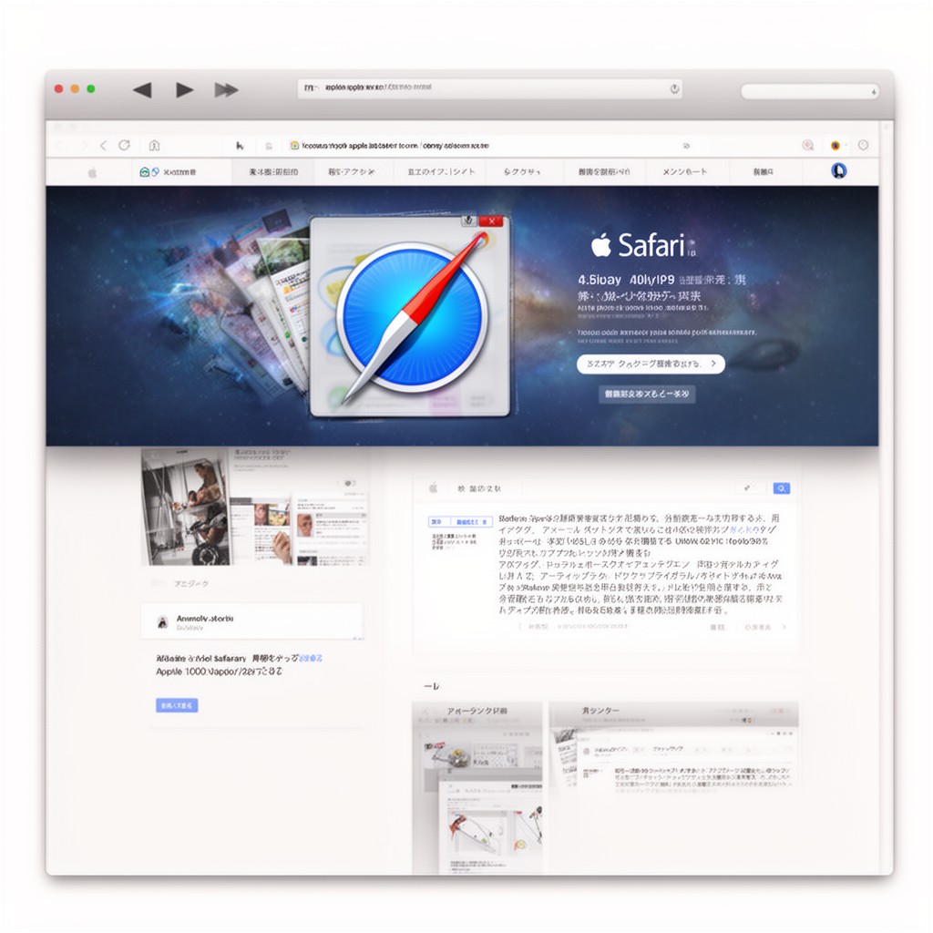 AI-generated illustration of Apple Safari