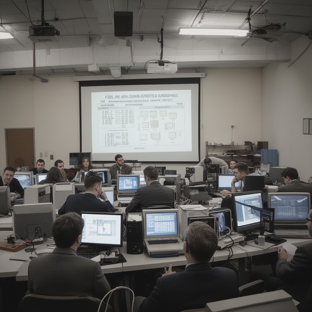AI-generated illustration of Fall Joint Computer Conference
