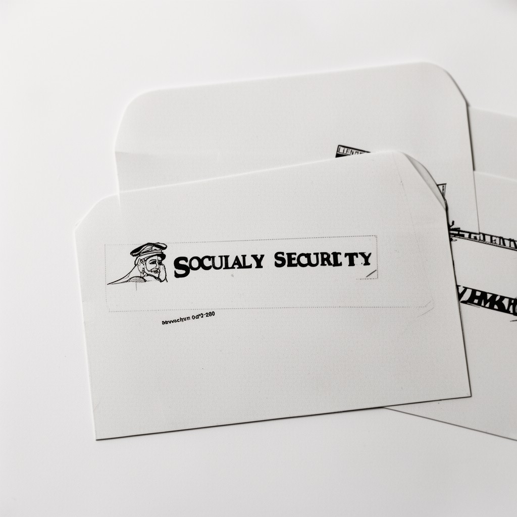AI-generated illustration of Social Security number