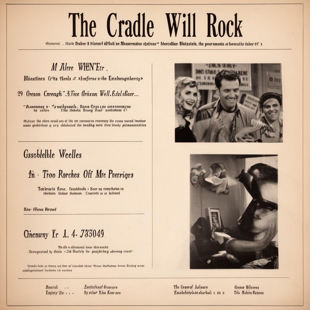 AI-generated illustration of The Cradle Will Rock