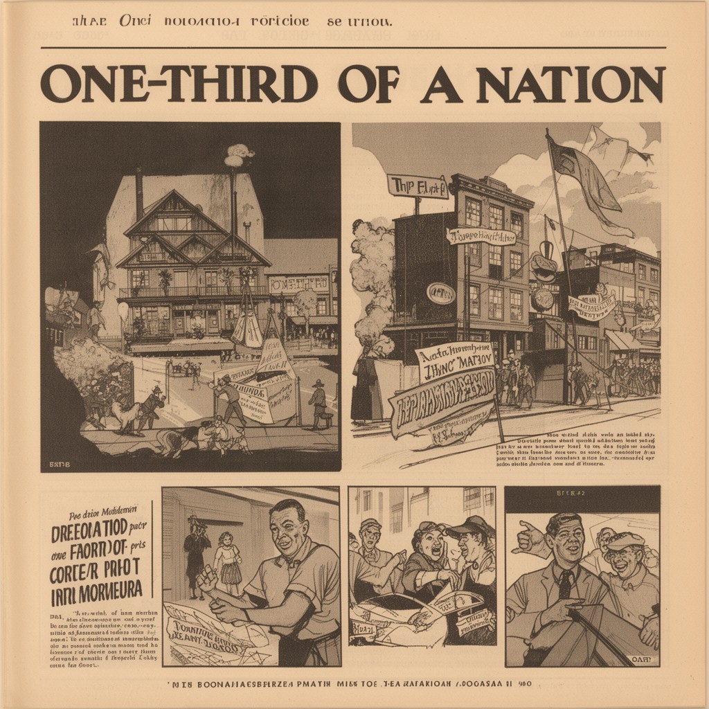 AI-generated illustration of One-Third of a Nation