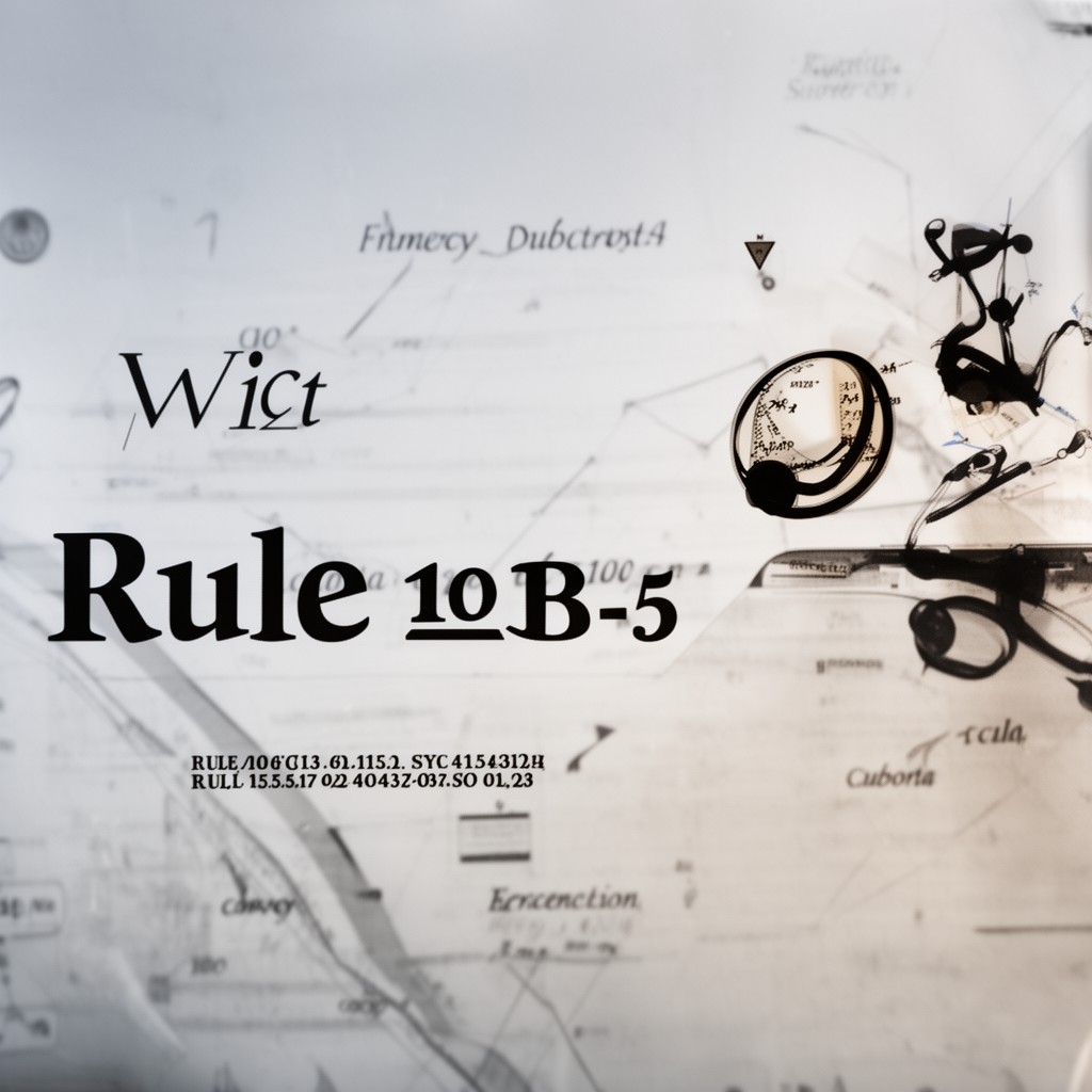 AI-generated illustration of Rule 10b-5