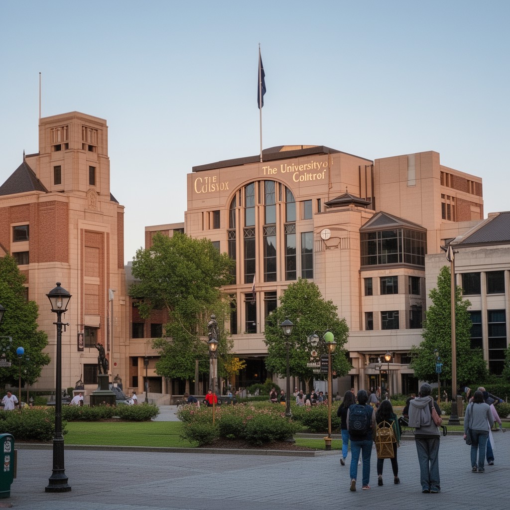 AI-generated illustration of University of British Columbia