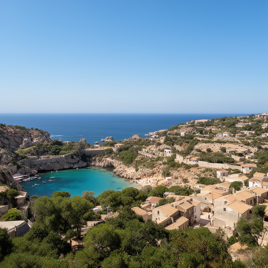AI-generated illustration of Minorca