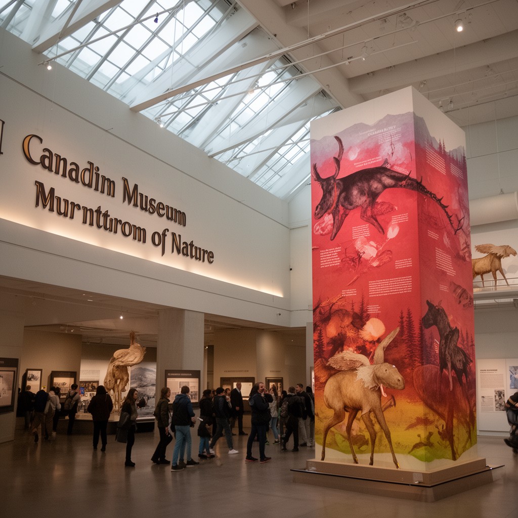 AI-generated illustration of Canadian Museum of Nature