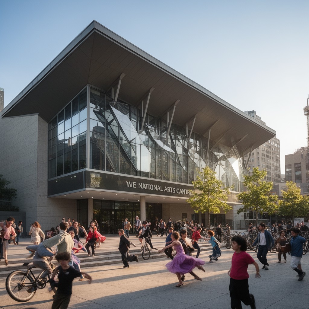 AI-generated illustration of National Arts Centre