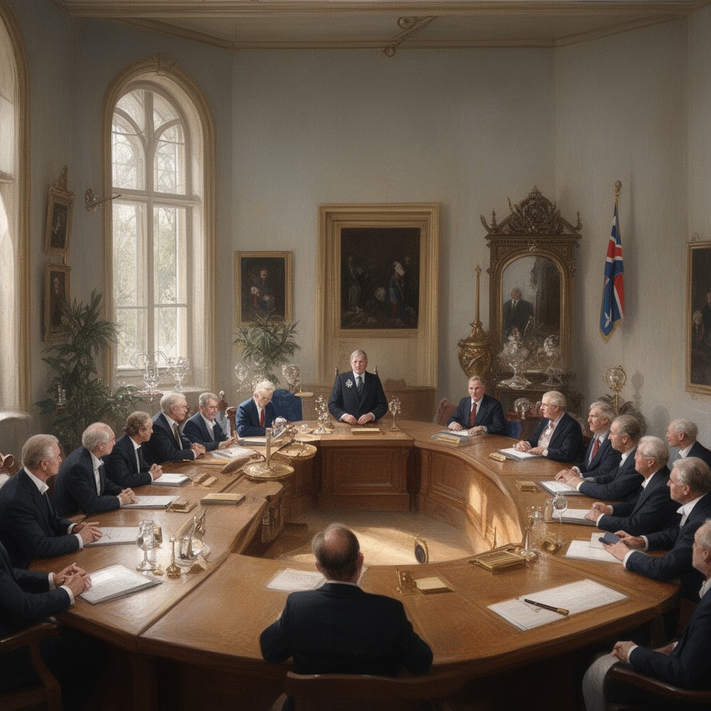 AI-generated illustration of Council of State (Norway)