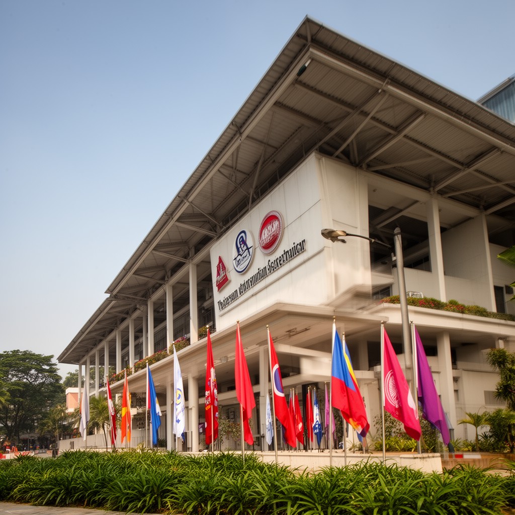 AI-generated illustration of ASEAN Secretariat