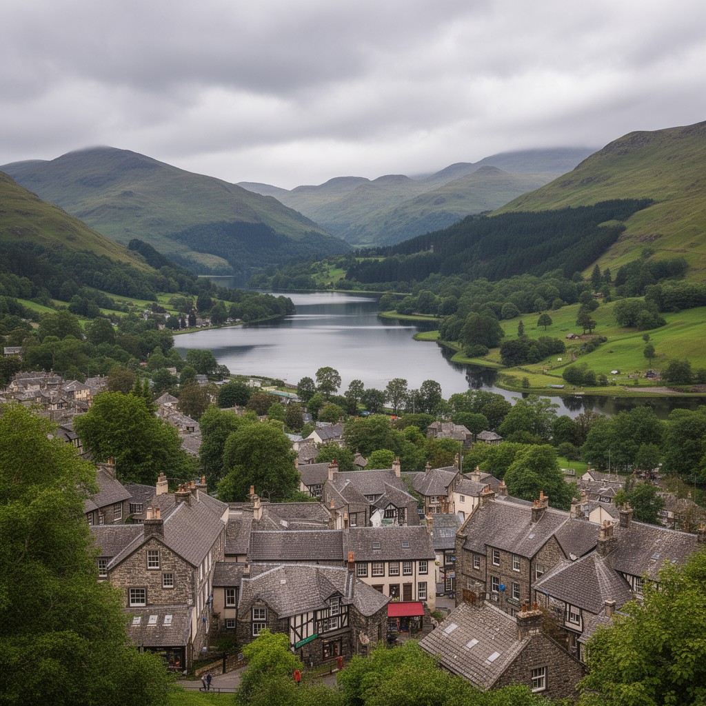 AI-generated illustration of Keswick