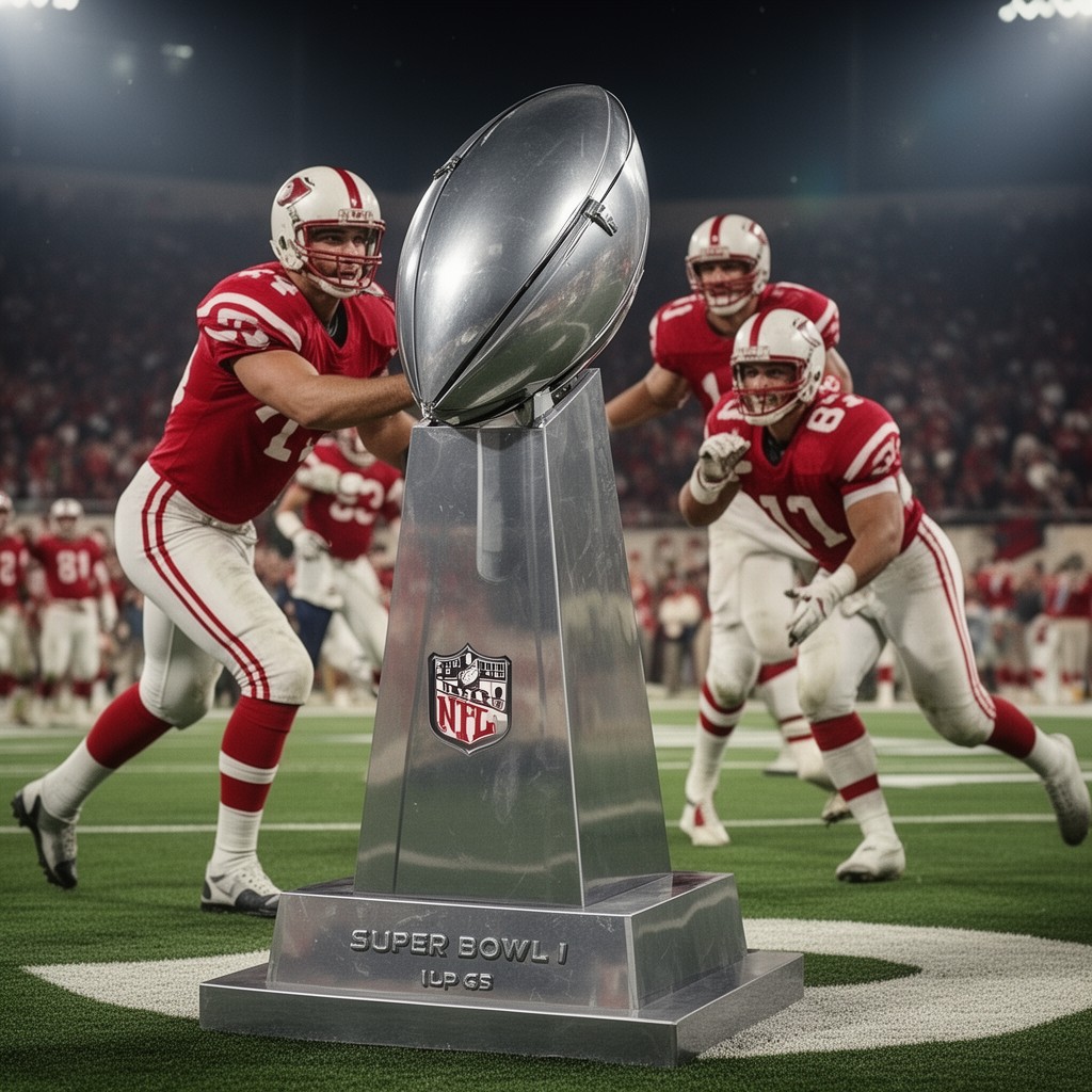 AI-generated illustration of Super Bowl I