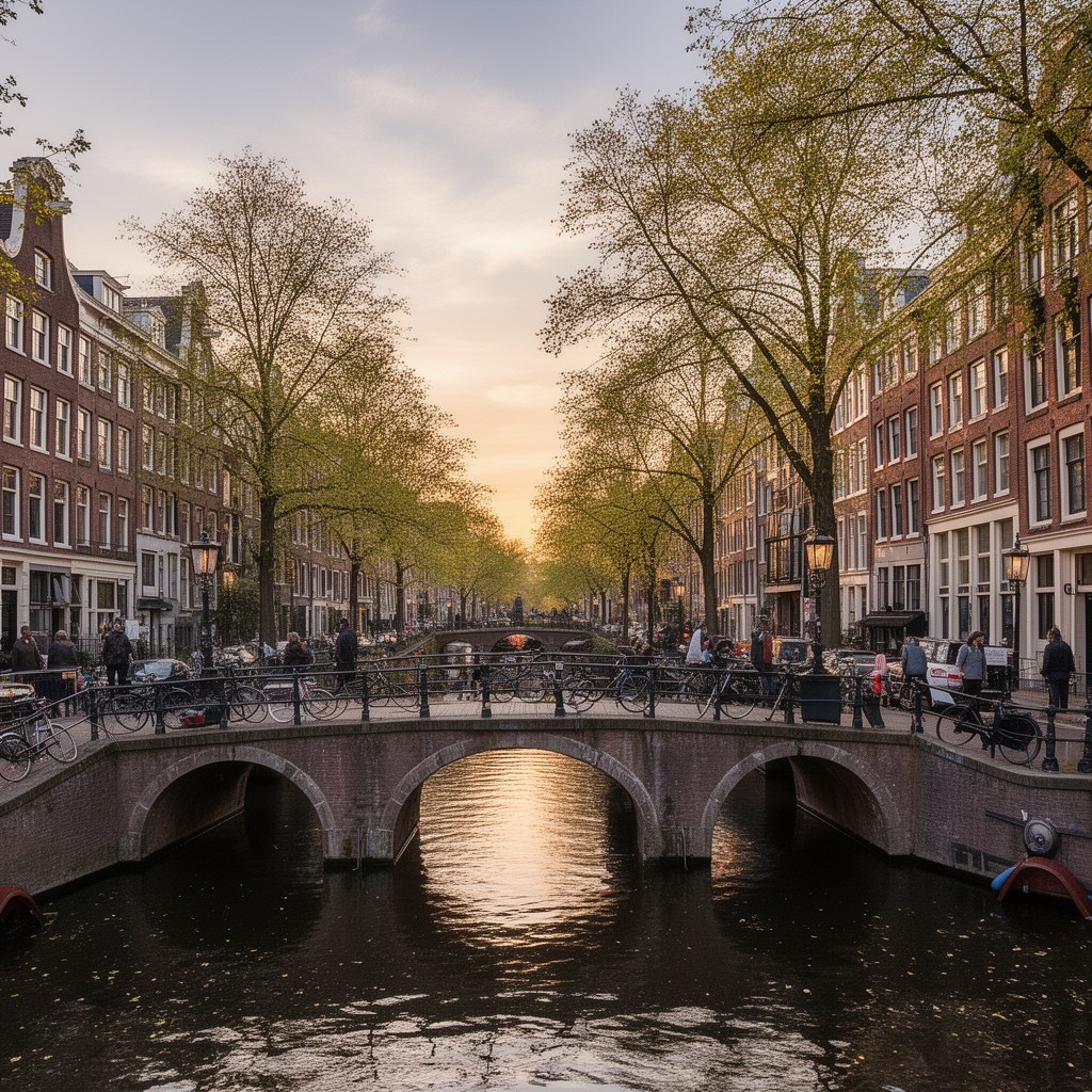 AI-generated illustration of Leidsegracht