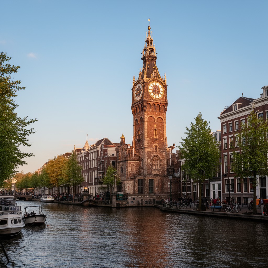 AI-generated illustration of Munttoren