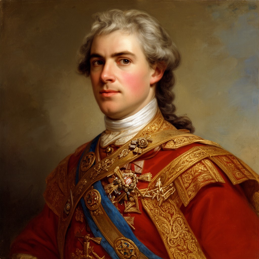 AI-generated illustration of Charles XII of Sweden