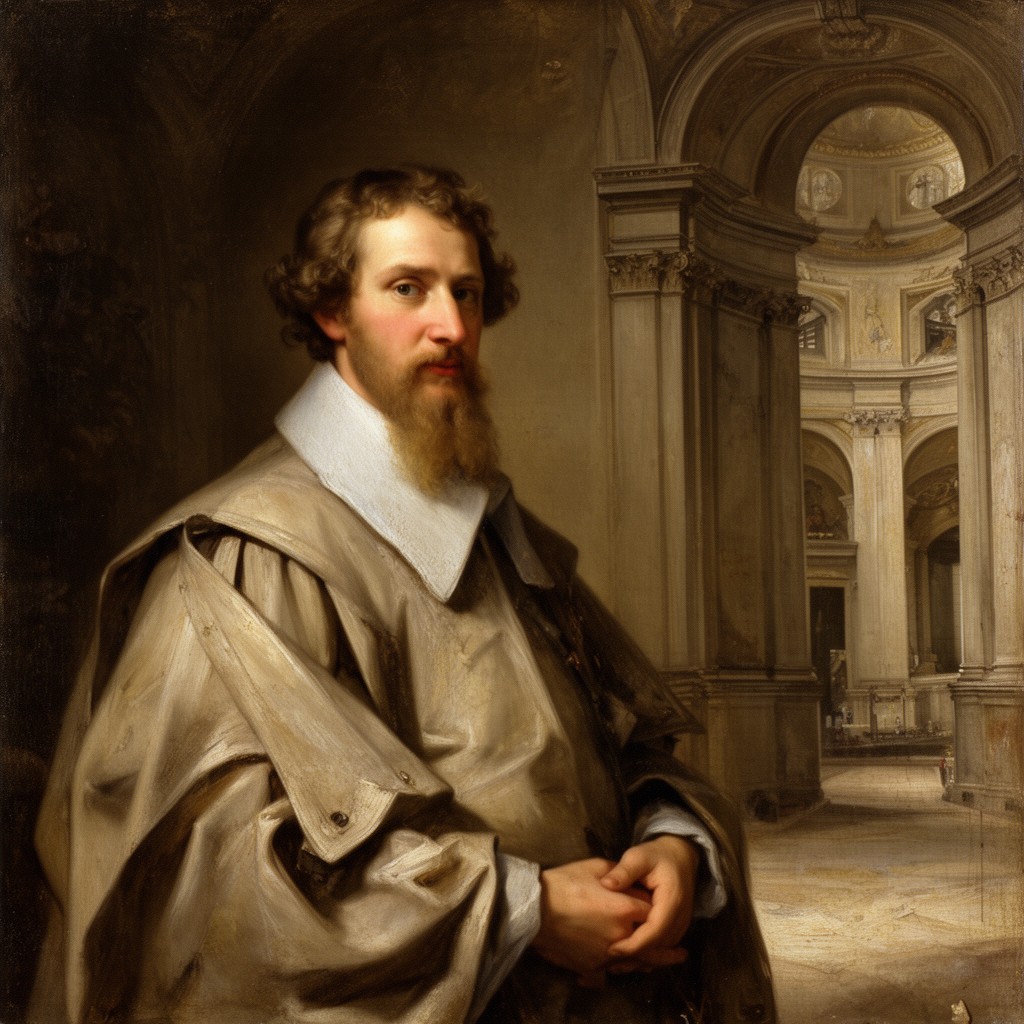 AI-generated illustration of Francesco Borromini
