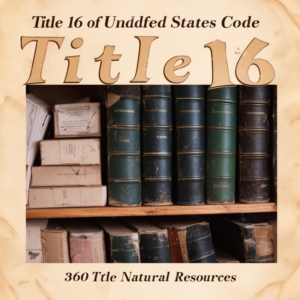 AI-generated illustration of Title 16 of the United States Code