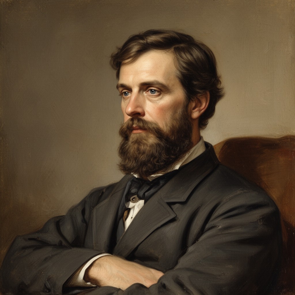 AI-generated illustration of David Herold