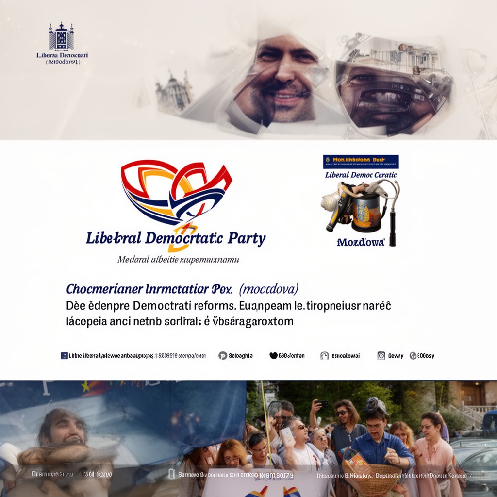 AI-generated illustration of Liberal Democratic Party (Moldova)